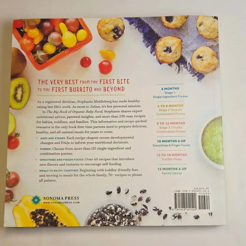 The Big Book of Organic Baby Food: Baby Purees, Finger Foods, and Toddler Meals